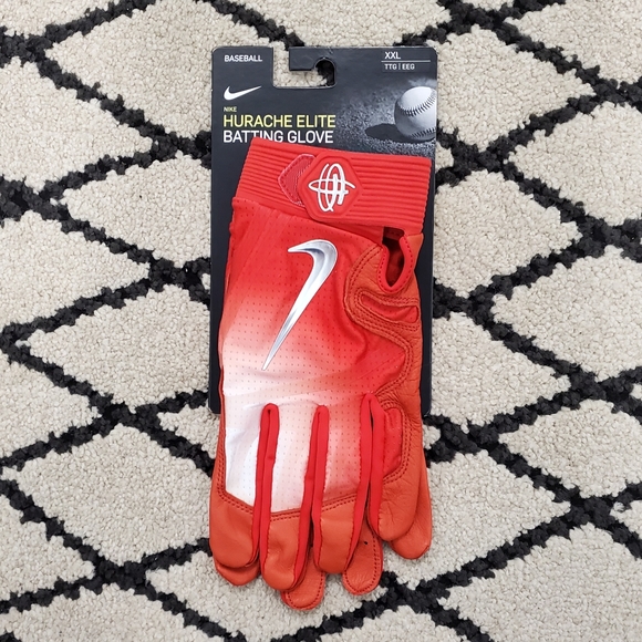 all red nike batting gloves